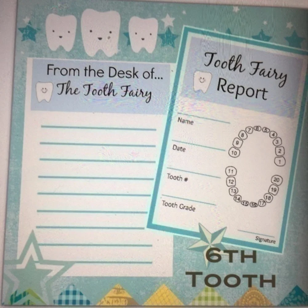 8x8 Hardcover Boys First Tooth book